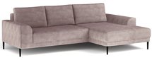 Corner sofa with sleeping function Capitol L-shaped Poso 02 right-hand side