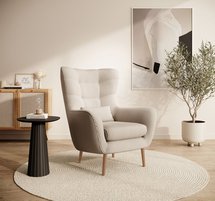 Vence Lincoln 03 lounge chair, beech legs