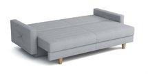 Lartes three-seater sofa bed with storage (Fabric: Monolith 84, Legs: Natural)