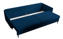 Volio three-seater sofa with black legs