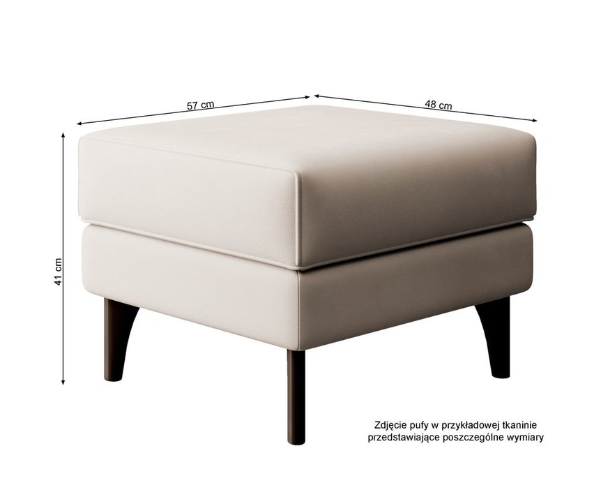 Calmino Mono footstool 244 beech legs