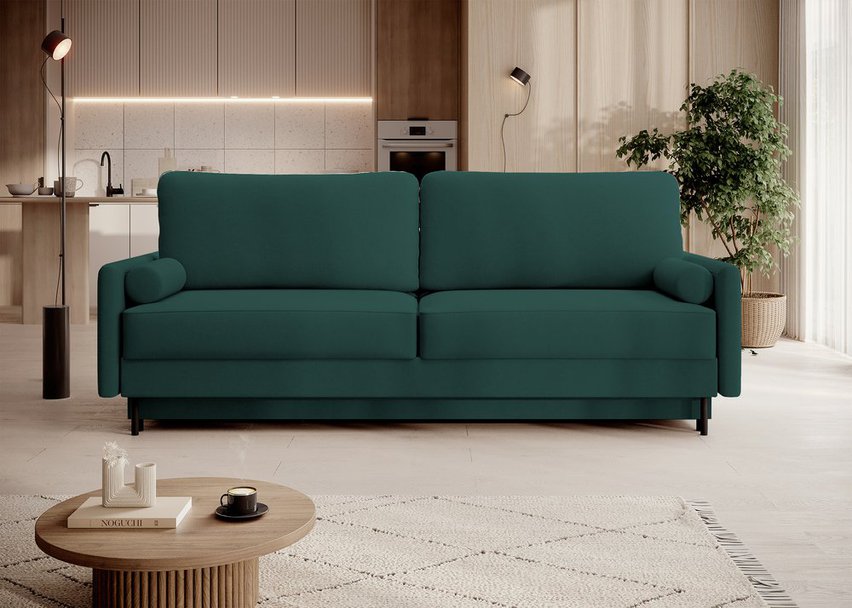 Tomonde three-seater sofa with storage space