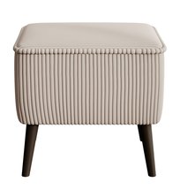 Vence Lincoln 01 footstool, black legs