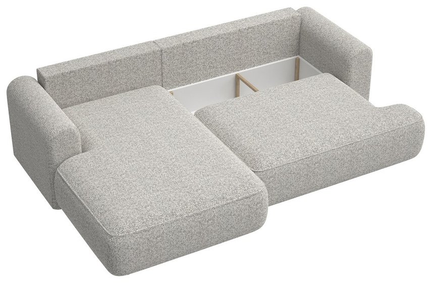 Corner sofa with sleeping function Ovo L-shaped Puente 09 left-hand side