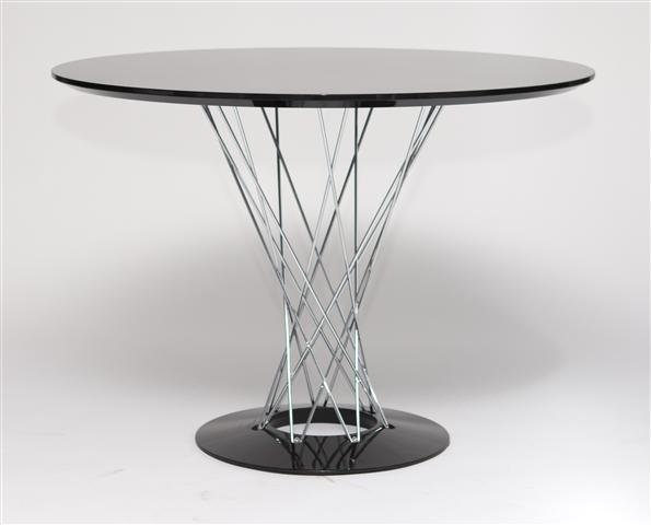 Cyclone table diameter 100 cm black