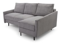 Corner sofa with sleeping function Rosilli L-shaped with container right side Lincoln 90