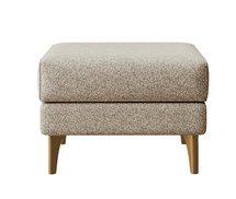 Calmino Raven 28 footstool, beech legs