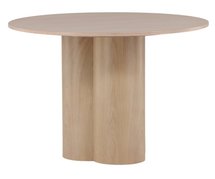 Convalder dining table 110x110 cm bleached oak