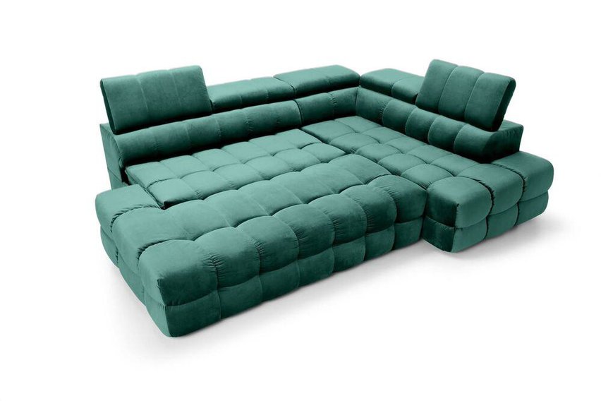 Torazo corner sofa bed with storage (Fabric: Element 20, Side: Right)