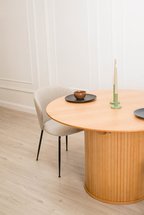 Gativel extendable table 120-167 cm slats natural oak