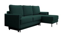 Tomonde L-shaped corner sofa with sleeping function with universal container