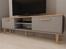 Sakena TV cabinet 160 cm gray