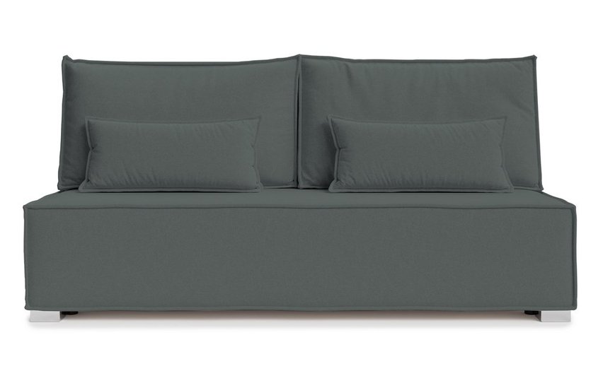 Balla Castel 93 three-seater sofa with container, silver legs