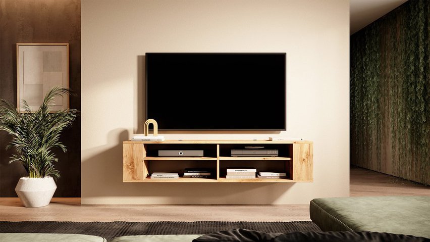 Wall TV cabinet 140 cm