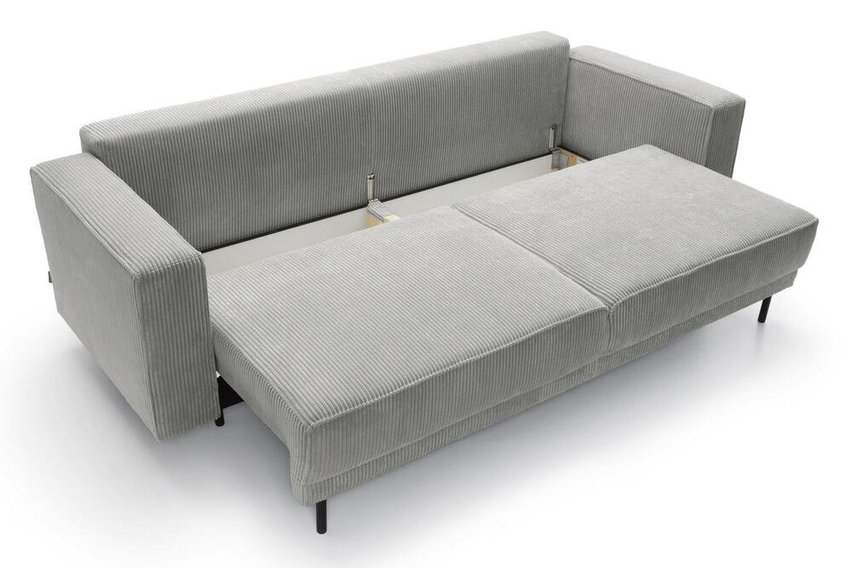 Rodario three-seater sofa bed with storage (Fabric: Anafi 07)