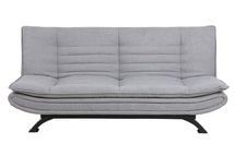 Fridoa sofa 196 cm light gray on black legs