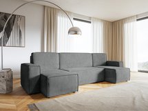 Copertino U-shaped corner sofa with sleeping function with container Element 13 universal