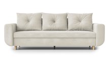 Chesby sofa bed with storage Paros 01 velour