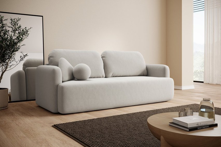 Lambina Castel 04 three-seater sofa with storage space