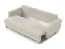 Chesby sofa bed with storage Paros 01 velour