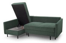 Corner sofa with sleeping function Rosilli L-shaped with container left side Lincoln 39