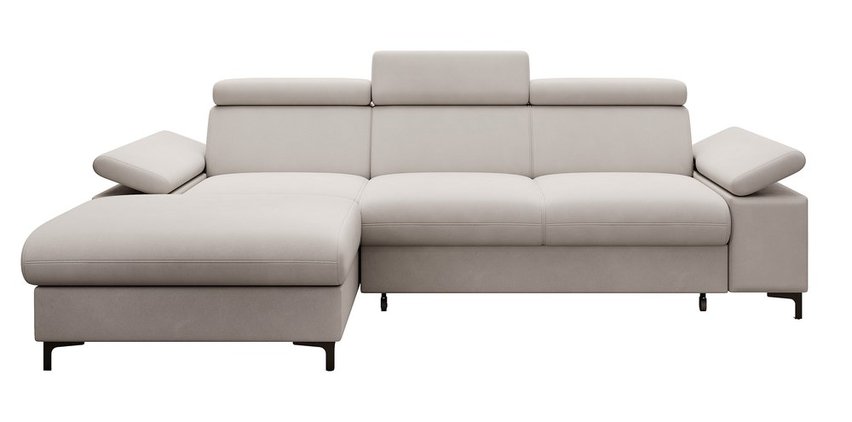 Millefolium Salvador 16 Agmamito left-sided L-shaped corner sofa with sleeping function with a container