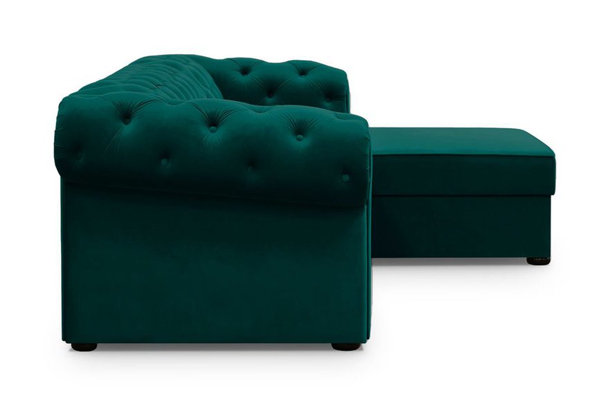 Corner sofa with sleeping function Brusce (Fabric: Kronos 19, Side: Right)