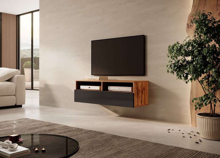 Rednaw TV cabinet with drawer 100 cm