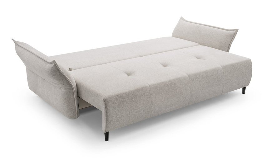 Caballo three-seater sofa bed with storage (Fabric: Raven 06)