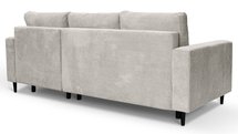 Corner sofa with sleeping function Nalika L-shaped with storage Poso 100 corduroy right-hand side