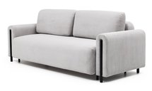 Cavalese three-seater sofa bed with a container on black legs Jarell 03