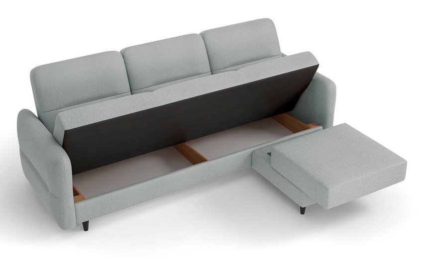 Corner sofa with sleeping function Dakari L-shaped Element 04 left-hand side