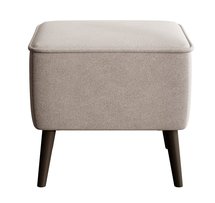 Vence Castel footstool 04 black legs