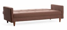 Puloin three-seater sofa bed brown