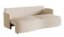 Raviolo three-seater sofa bed with Catch Me 02 boucle container