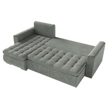 Corner sofa with sleeping function Derkan L (Fabric: Magic Velvet 2217)