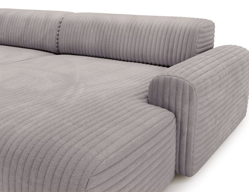 Bervel L-shaped corner sofa Vito 07 right-hand side