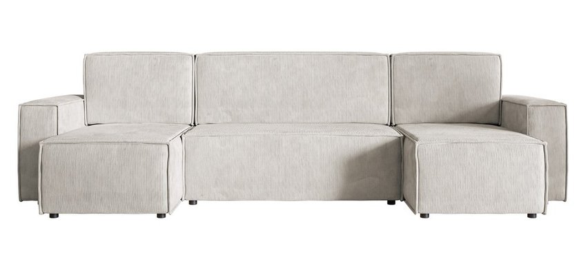 Copertino U-shaped corner sofa with sleeping function with container Element 13 universal