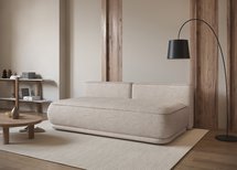 Leanno three-seater sofa with Moly 03 container, hydrophobic chenille