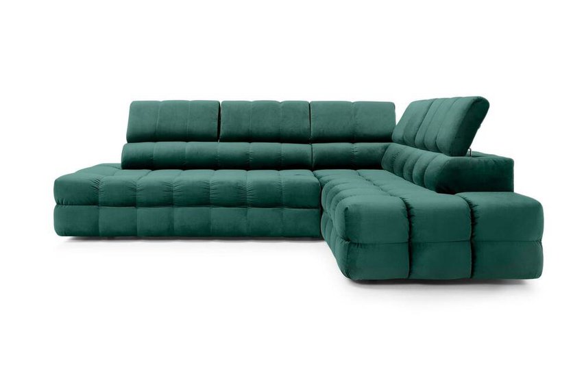 Torazo corner sofa bed with storage (Fabric: Element 20, Side: Right)