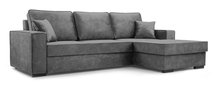 Corner sofa with sleeping function Pazzano L-shaped with container Palladium 16 right-hand side