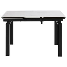 Ediazo extendable table 120-200x85 cm white