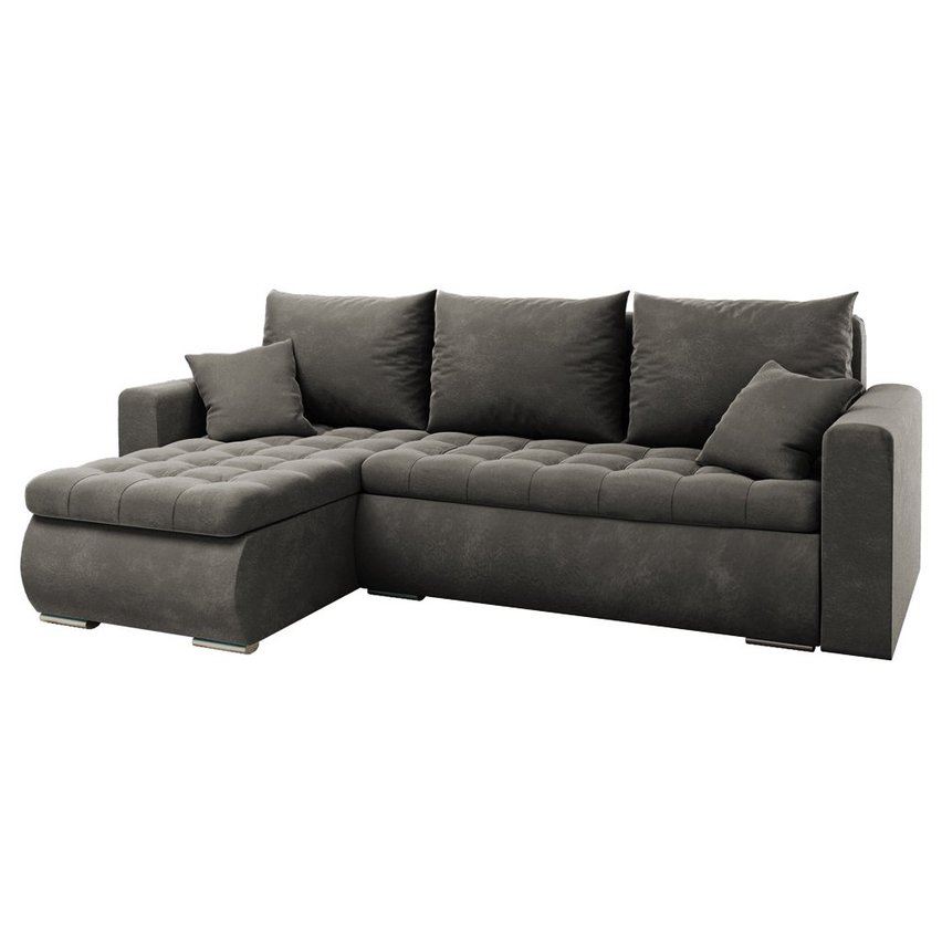 Corner sofa with sleeping function Derkan L (Fabric: Riviera 95)