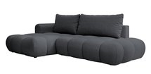 Ombo Storm 99 L-shaped corner sofa with sleeping function with a container in easy-to-clean braided fabric, left-hand side