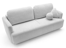 Lambina three-seater sofa with Abriamo 05 boucle container