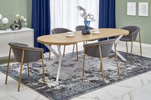 Obereler extendable table 100-250x100 cm golden oak/white