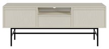 Evo two-door TV cabinet with drawer and frame 154 cm Sand beige