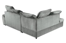 Malihini L-shaped corner sofa with sleeping function with container Element 04 velvet left-hand side