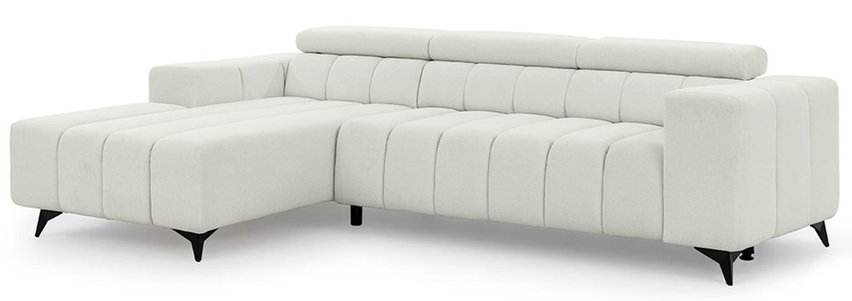 Corner sofa with sleeping function Ragussino L-shaped Sicuro 60 left-hand side