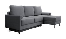 Tomonde L-shaped corner sofa with sleeping function with universal container